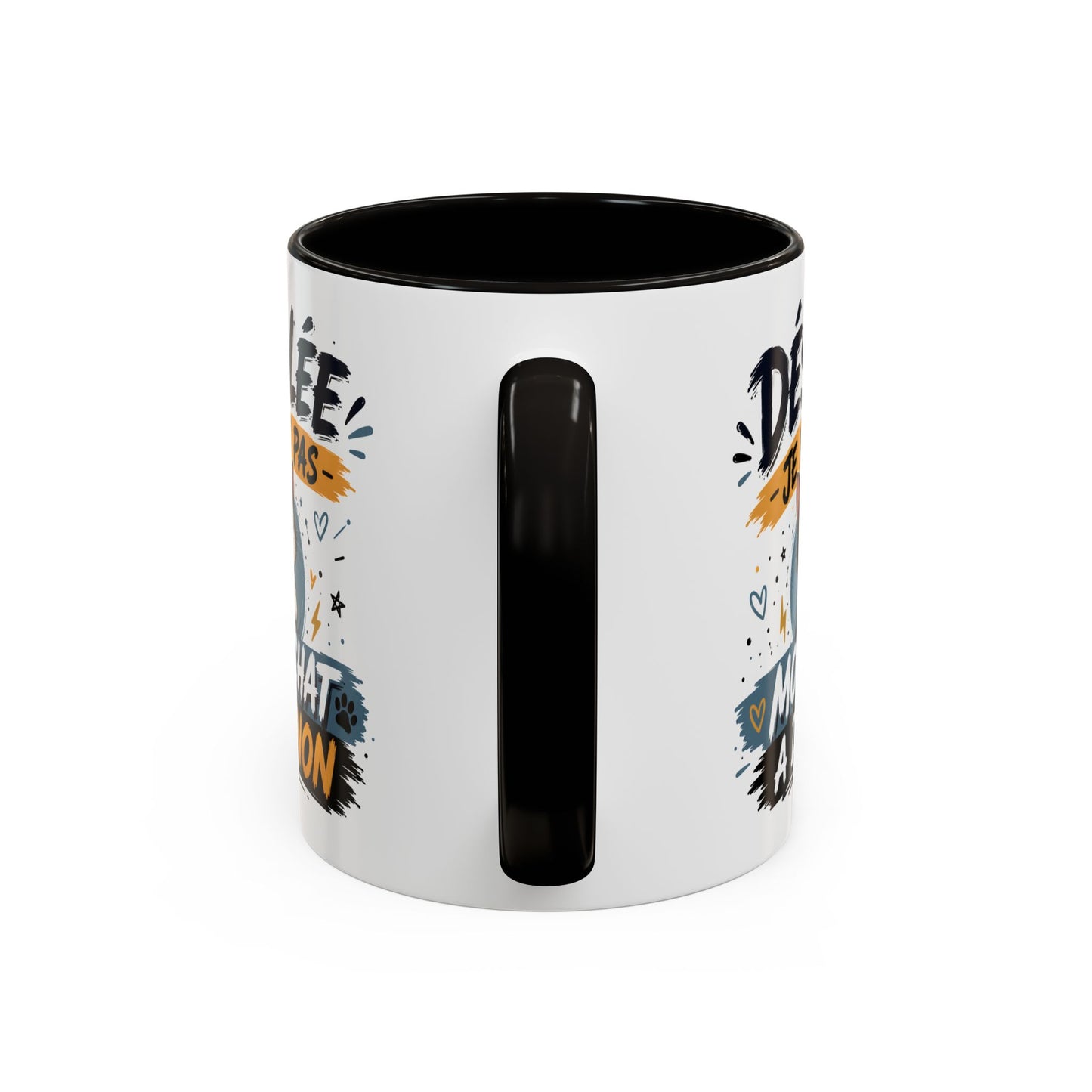 Tasse Désolée Je Peux Pas Mon Chat A Dit Non – Mug Humour Chat Mignon – Cadeau Amoureux des Chats 325ml