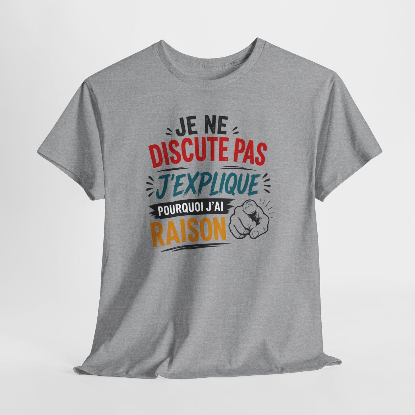 Tee-Shirt Humour Homme et Femme – Citation Drôle Caractère Fort – Cadeau Original Amusant pour Collègue Ami Famille