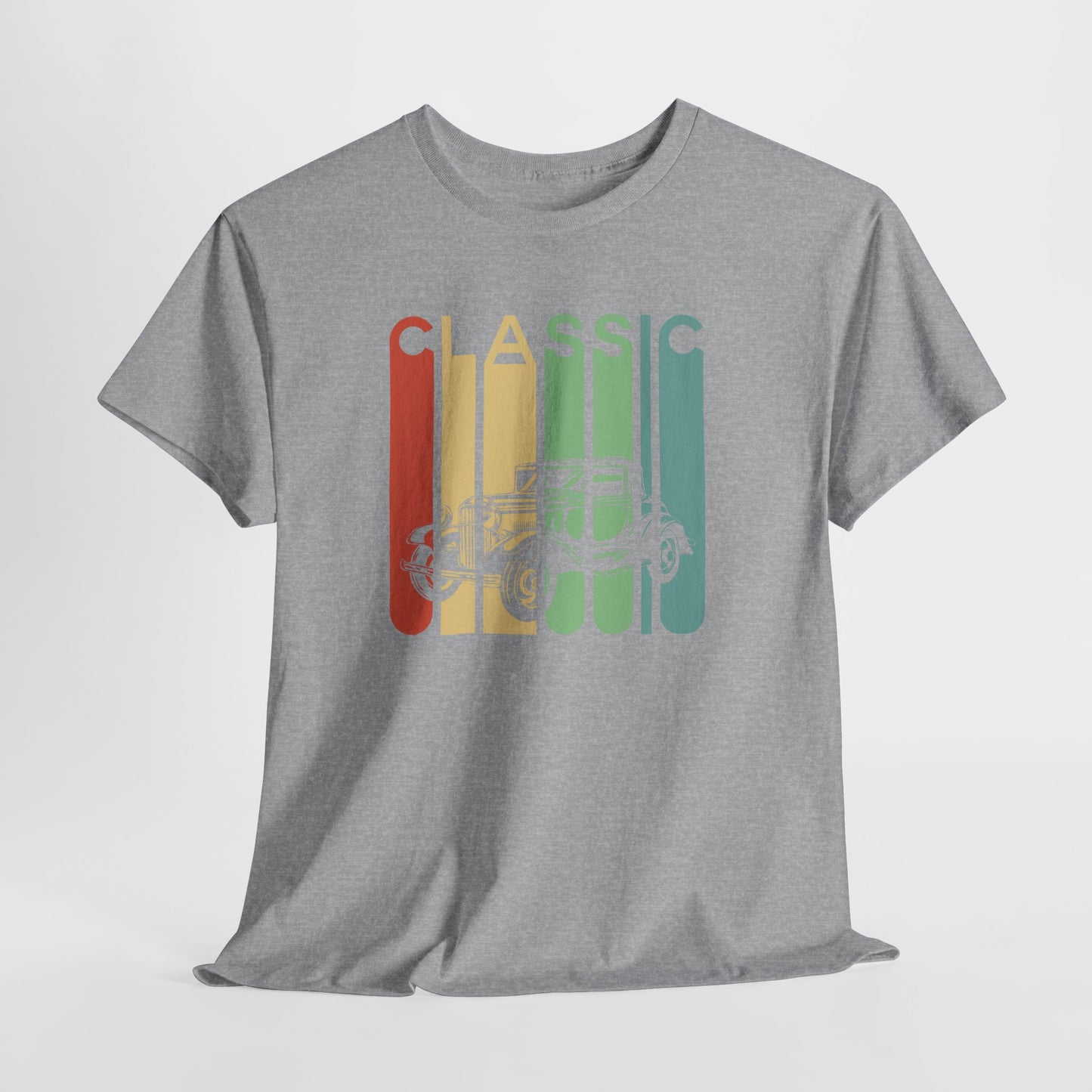 T-Shirt Voiture Vintage Homme et Femme – Automobile Ancienne Classic Rétro – Cadeau Passionné Auto Collectionneur – Style Vintage
