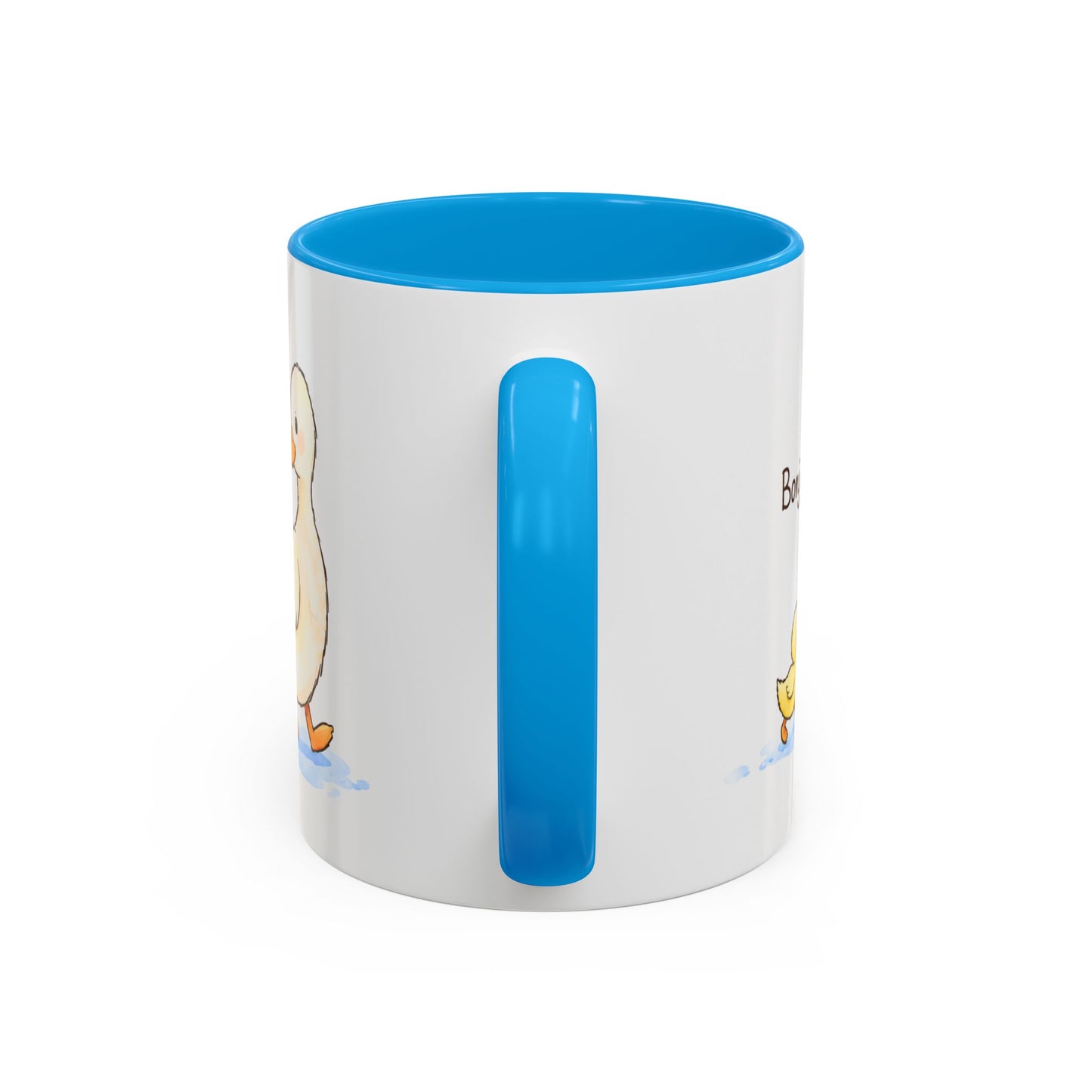 Tasse Bonjour Maman – Merci de Toujours Me Montrer le Chemin – Mug Canards Aquarelle Cadeau Maman 325ml