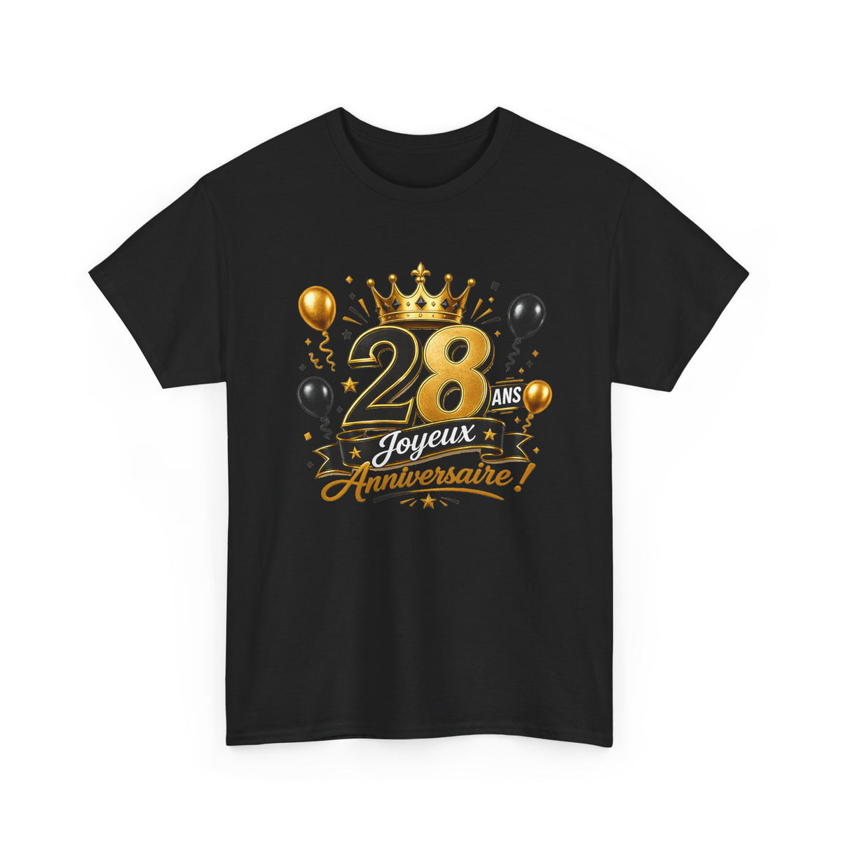 Tee Shirt Anniversaire 28 Ans Homme et Femme Joyeux Anniversaire Cadeau 28 Ans Idée Cadeau Adulte