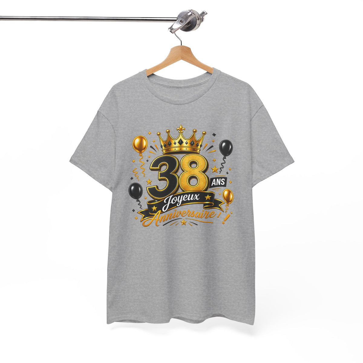 Tee Shirt Anniversaire 38 Ans Homme et Femme Joyeux Anniversaire Cadeau 38 Ans Idée Cadeau Adulte