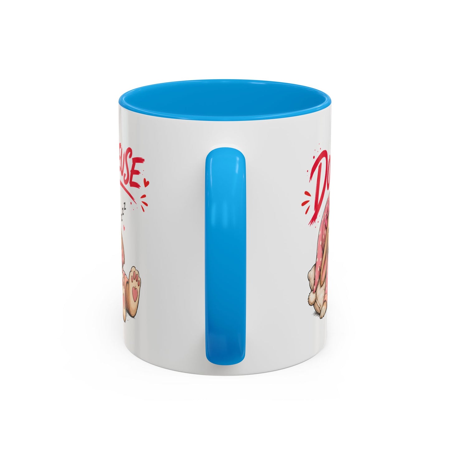 Tasse Dormeuse – Mug Humour Femme Fille avec Lapine Endormie – Cadeau Original 325ml