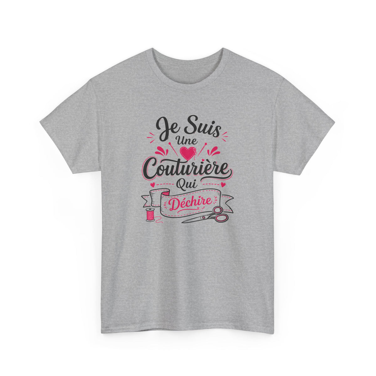 Tee Shirt Femme Couturière – Je Suis une Couturière Qui Déchire – T-Shirt Humour Couture Idée Cadeau Couturière