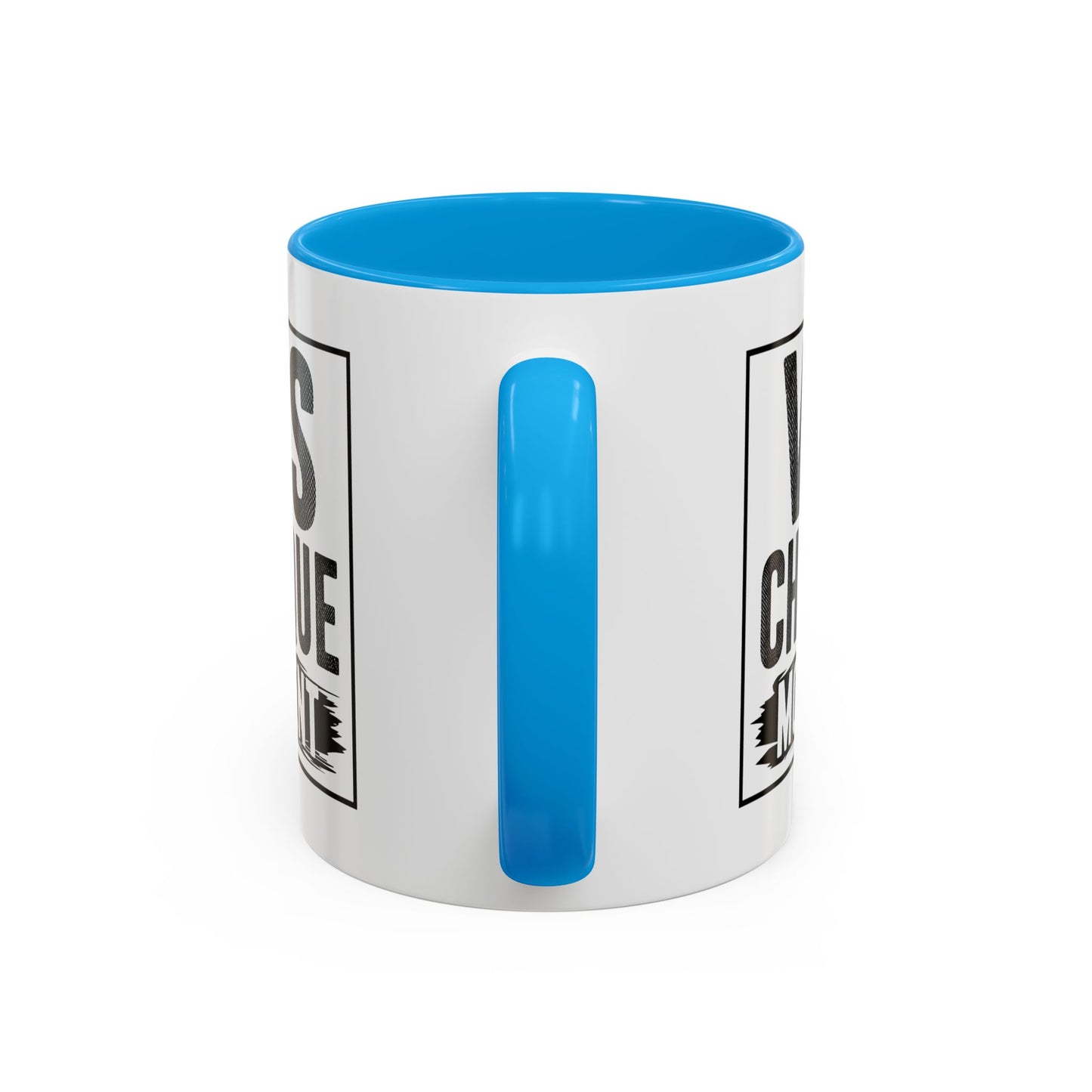 Mug Citation Positive – Vis Chaque Moment – Tasse Motivation Développement Personnel – Cadeau Homme et Femme Noir Bleu Rouge