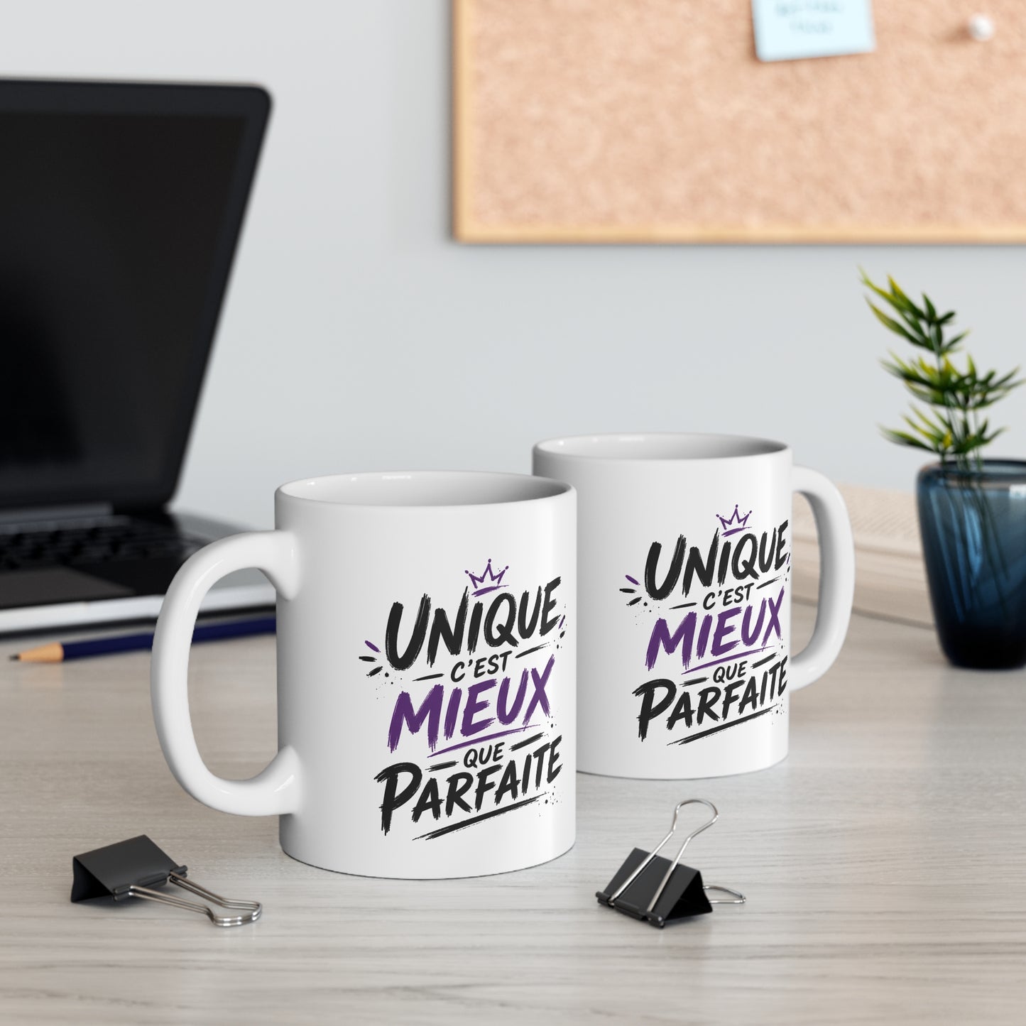 Mug Unique C’est Mieux Que Parfaite – Tasse Femme Humour et Confiance en Soi – Message Original – Idée Cadeau Femme