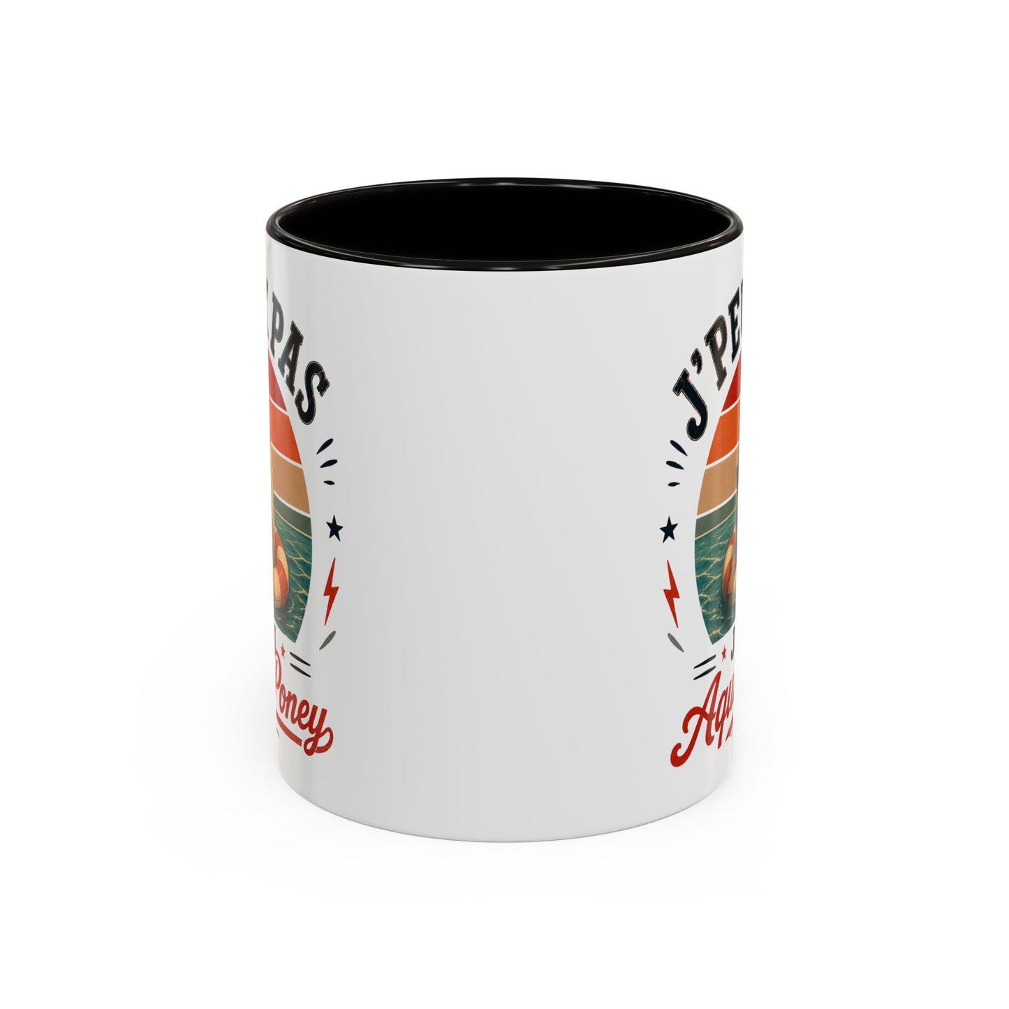 Tasse J’Peux Pas J’Ai Aqua Poney – Mug Humour Vintage avec Poney – Cadeau Drôle Homme Femme 325ml
