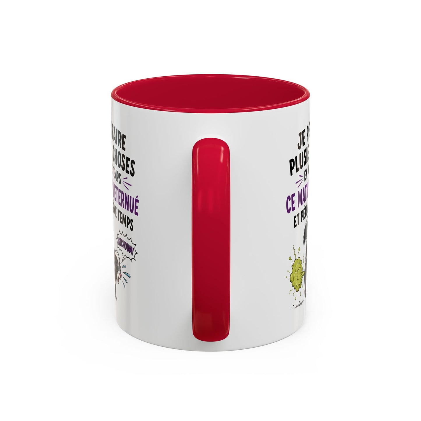 Tasse Humour Homme et Femme – Mug Drôle Pet et Prout avec Putois – Cadeau Original Rigolo pour Ami Collègue Anniversaire 325 ml