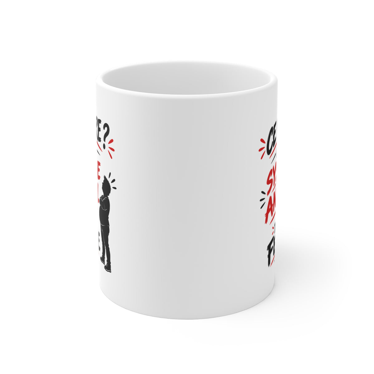 Mug Ce Ventre C’est le Système Antivol de Ma Femme – Tasse Humoristique pour Homme – Idée Cadeau Drôle Mari Couple Anniversaire