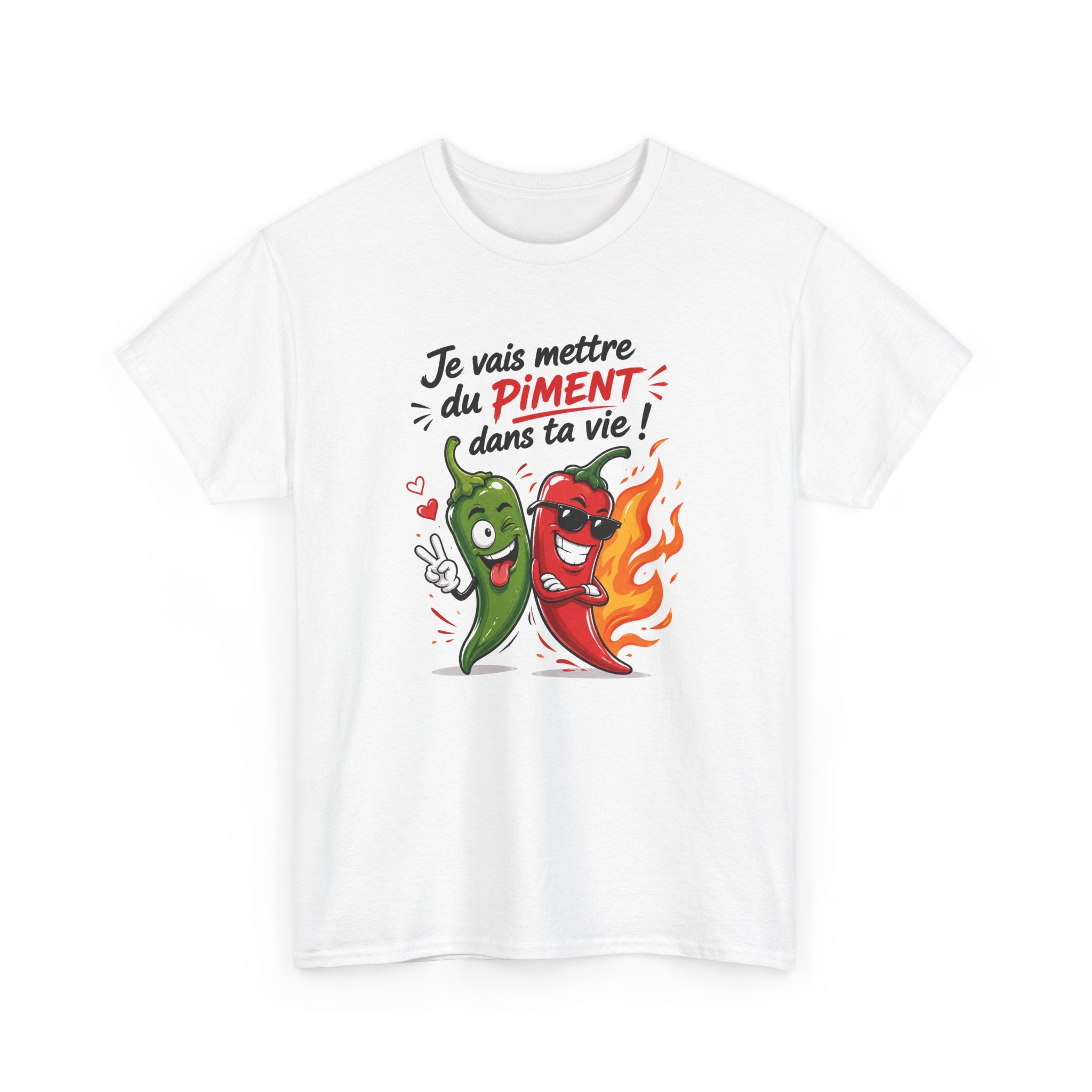 Tee Shirt Piment Homme et Femme – Je Vais Mettre du Piment dans ta Vie – T-Shirt Humour