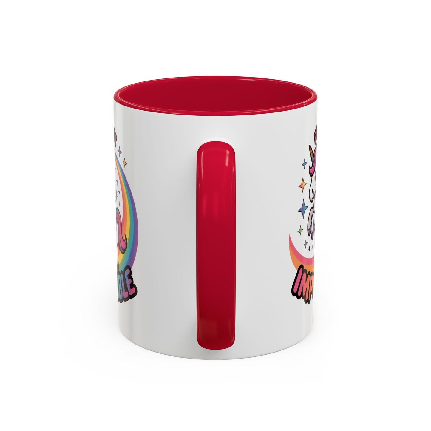 Tasse Licorne Motivation “Rien n’est impossible” – Mug Inspirant Arc-en-ciel Fantaisie – Cadeau Positif