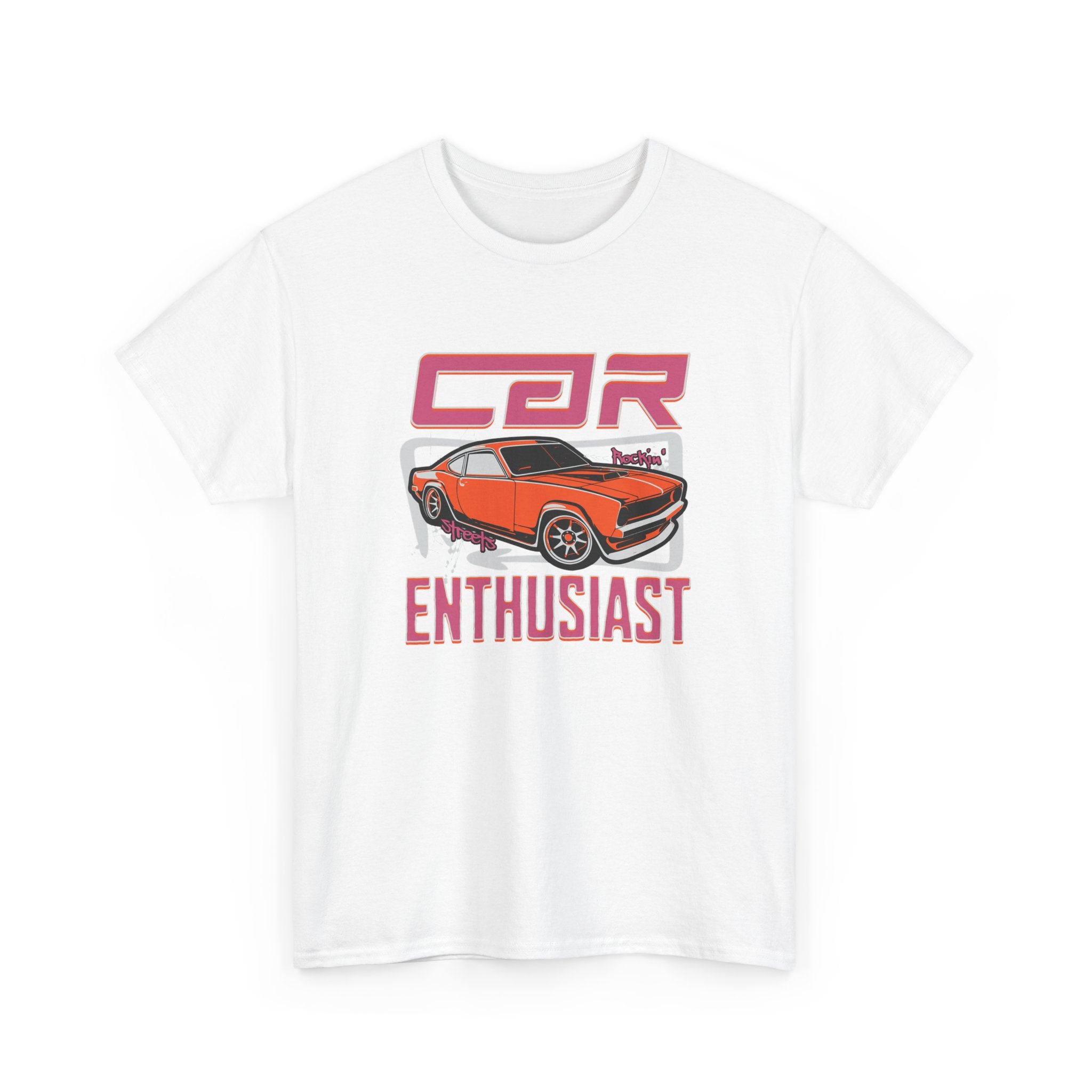 T-Shirt Car Enthusiast Homme Femme – Tee Shirt Voiture Vintage Racing – Design Auto Street Car Lover Noir Blanc Gris Cadeau