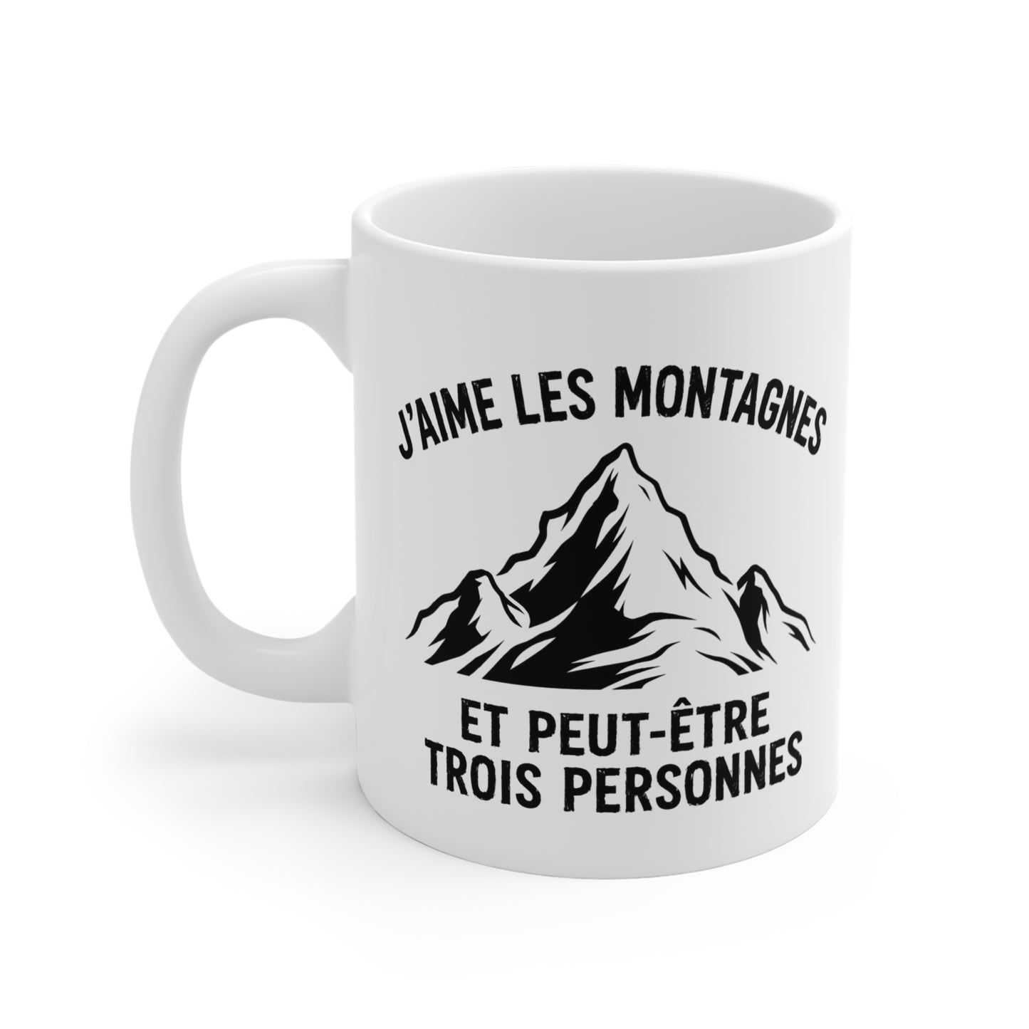 Mug Montagne Homme et Femme – Tasse Humour Randonneur Amoureux de la Nature – Idée Cadeau Randonnée Trekking Plein Air Aventurier – 325 ml