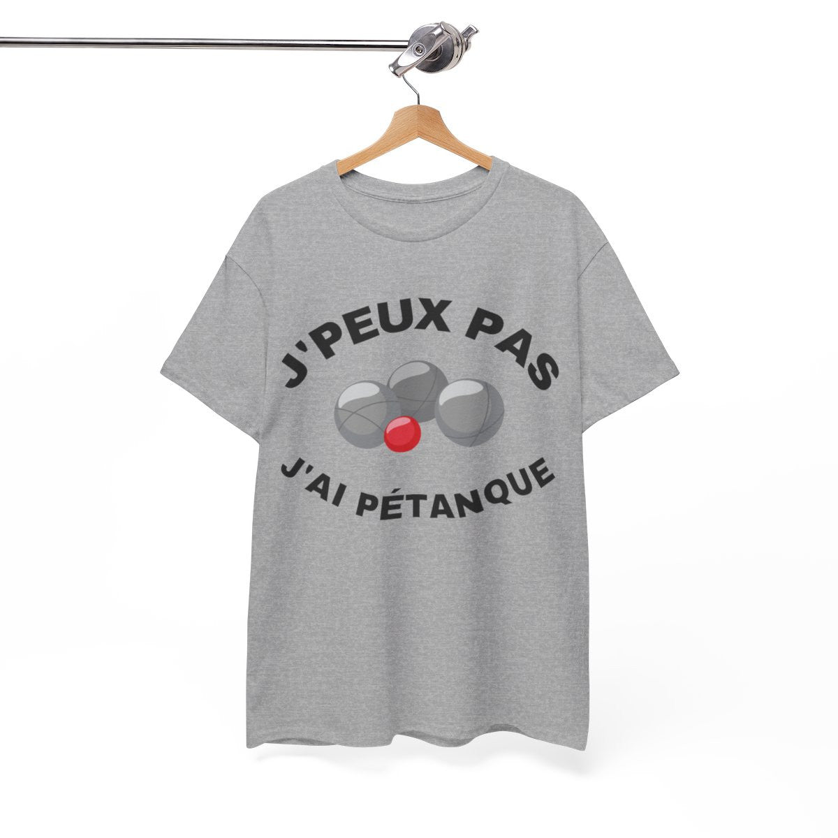 Tee shirt Unisex J'peux pas j'ai pétanque idée cadeau humour drôle amusant