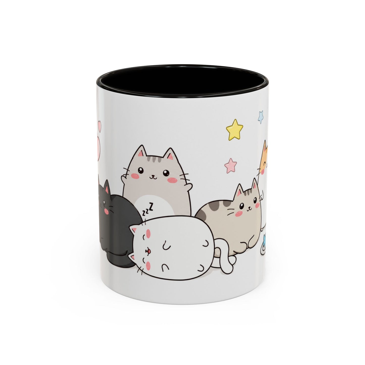 Tasse Chats Kawaii Mignons – Mug Cute avec Chats Cartoon et Style Japonais Pastel 325ml
