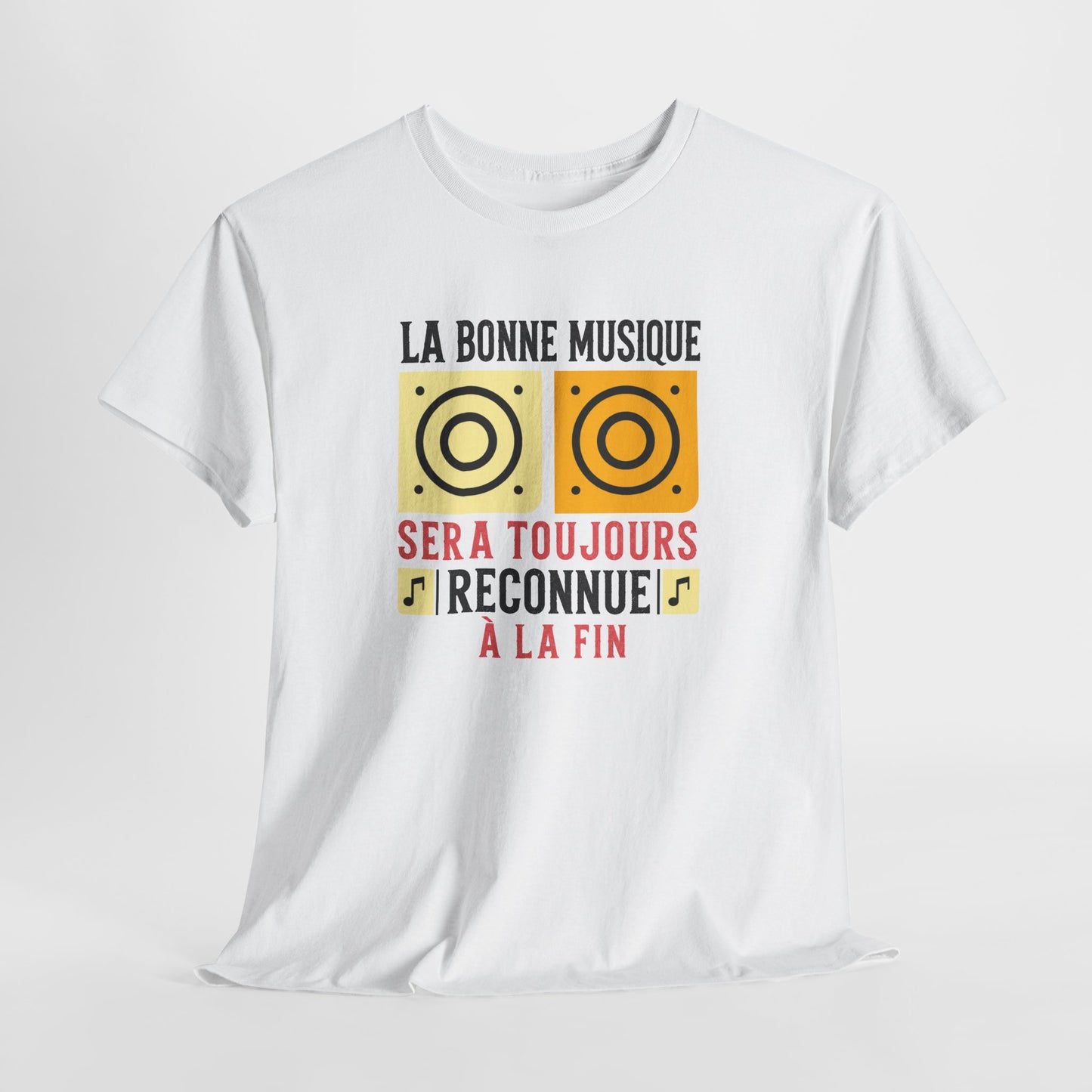 Tee Shirt Homme et Femme Musique Mélomane Passion Musicale Enceinte Son Vintage Idée Cadeau