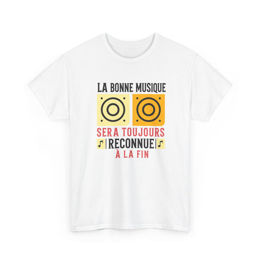 Tee Shirt Homme et Femme Musique Mélomane Passion Musicale Enceinte Son Vintage Idée Cadeau