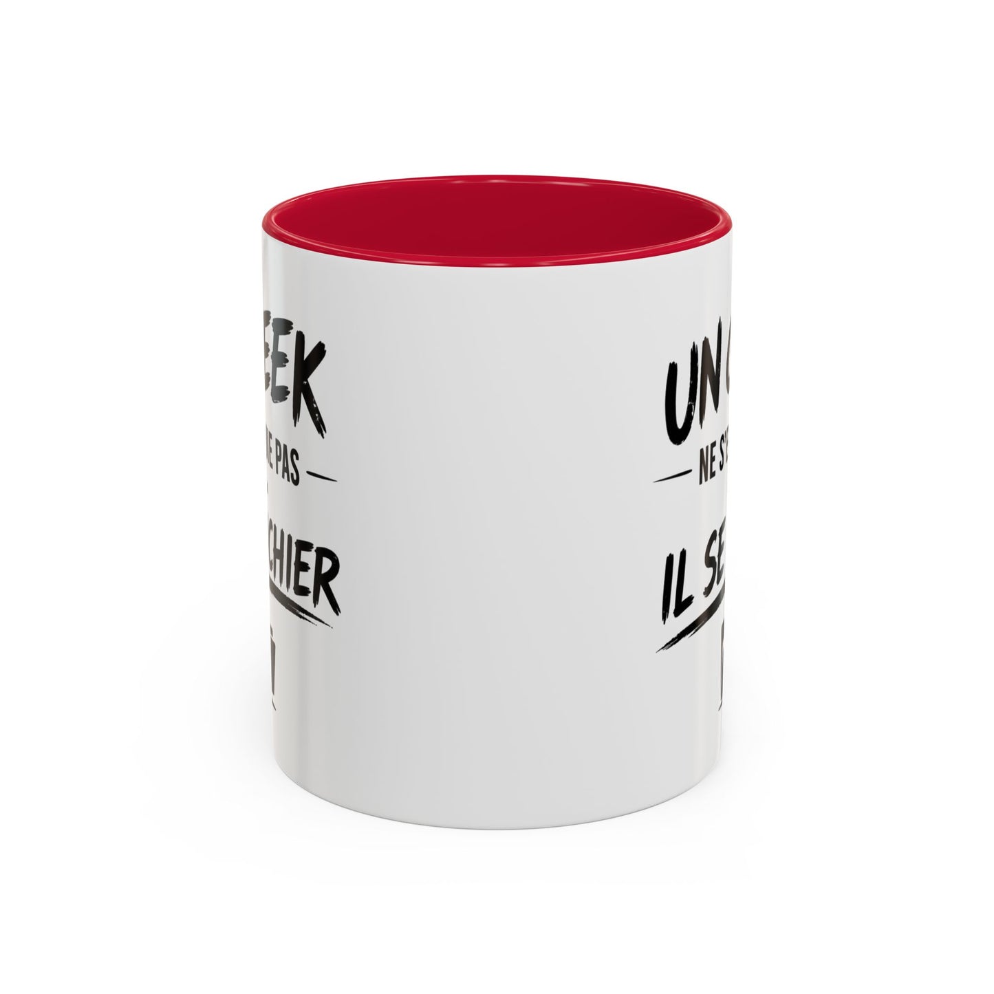 Mug Geek Informatique – Un Geek Ne S’ennuie Pas Il Se Fichier – Tasse Humour Développeur Gamer Programmation Cadeau Original Céramique 325ml