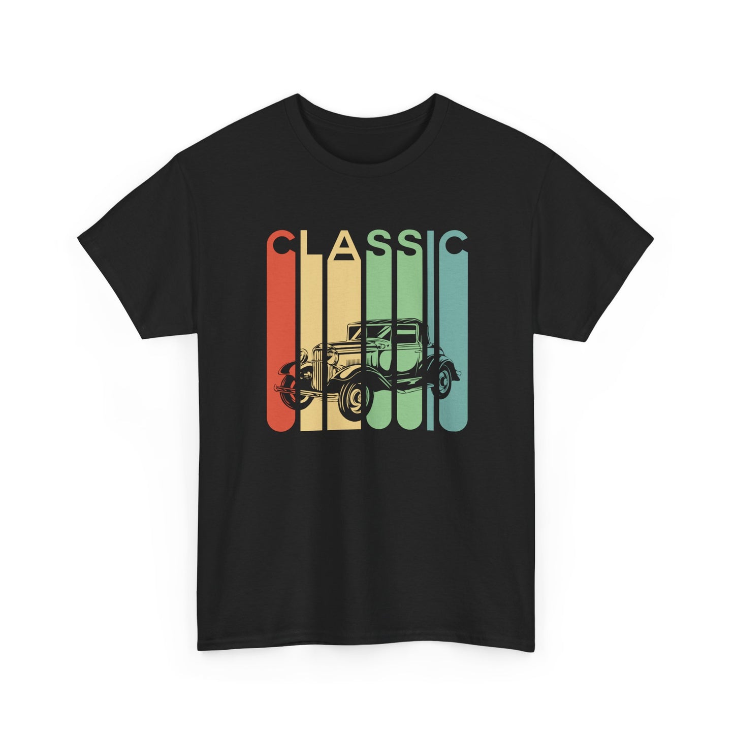 T-Shirt Voiture Vintage Homme et Femme – Automobile Ancienne Classic Rétro – Cadeau Passionné Auto Collectionneur – Style Vintage