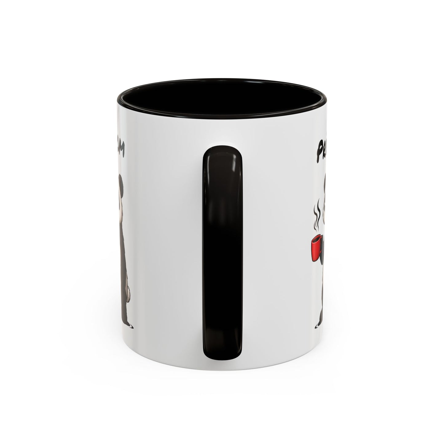 Tasse Panda Fatigué avec Café – Mug Animal Mignon et Relax – Illustration Cartoon 325ml