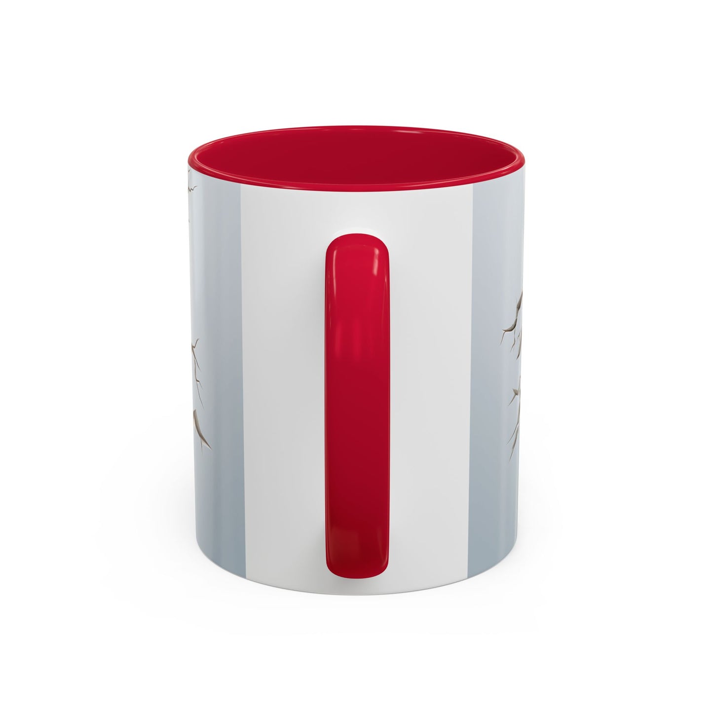 Tasse Aigle 3D Réaliste – Mug Tête d’Aigle Effet Mur Cassé – Illustration Animal Sauvage USA 325ml