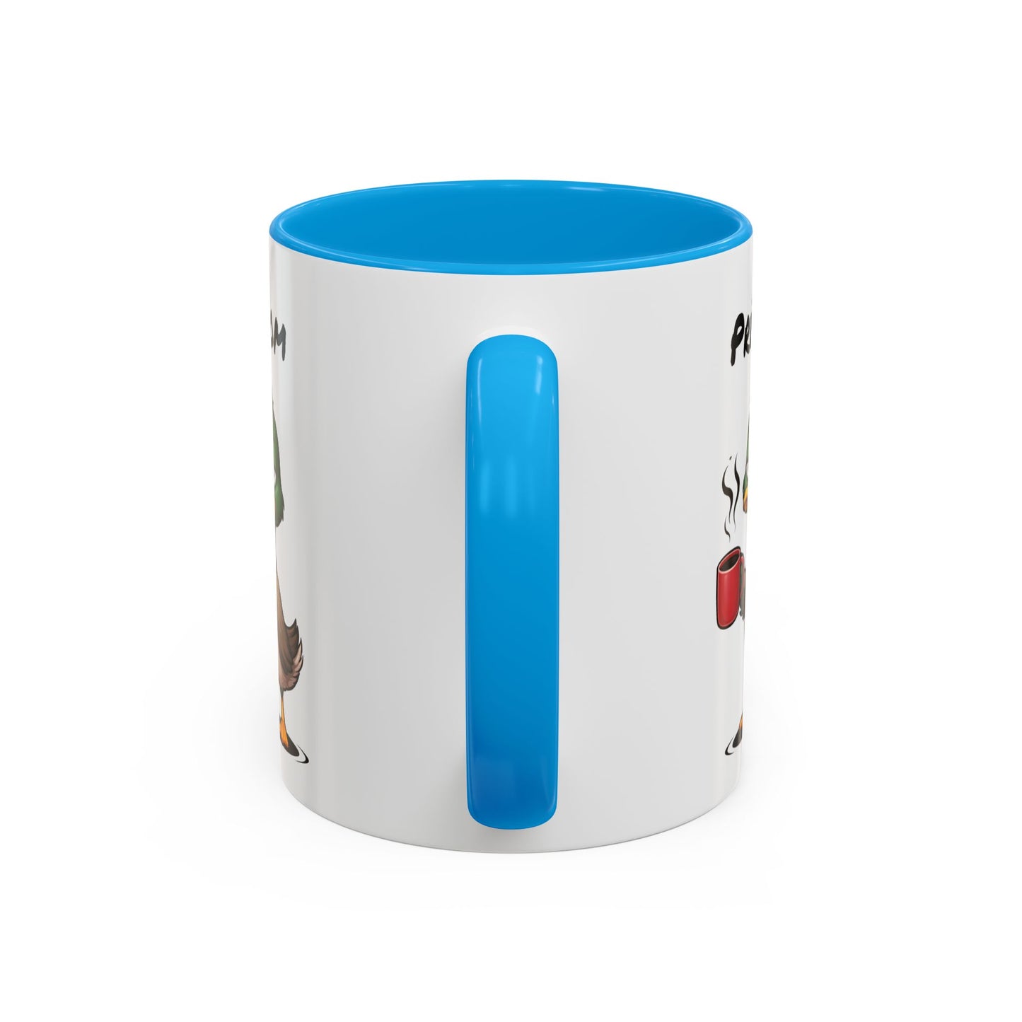 Mug Canard Colvert Fatigué Personnalisable 325ml – Tasse Café Humoristique Prénom Cadeau Original Noir Bleu Rouge