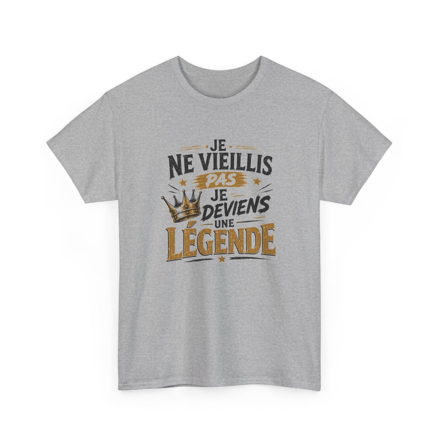 Tee Shirt Homme Légende Humour Couronne Confiance Roi Idée Cadeau Anniversaire Homme Original