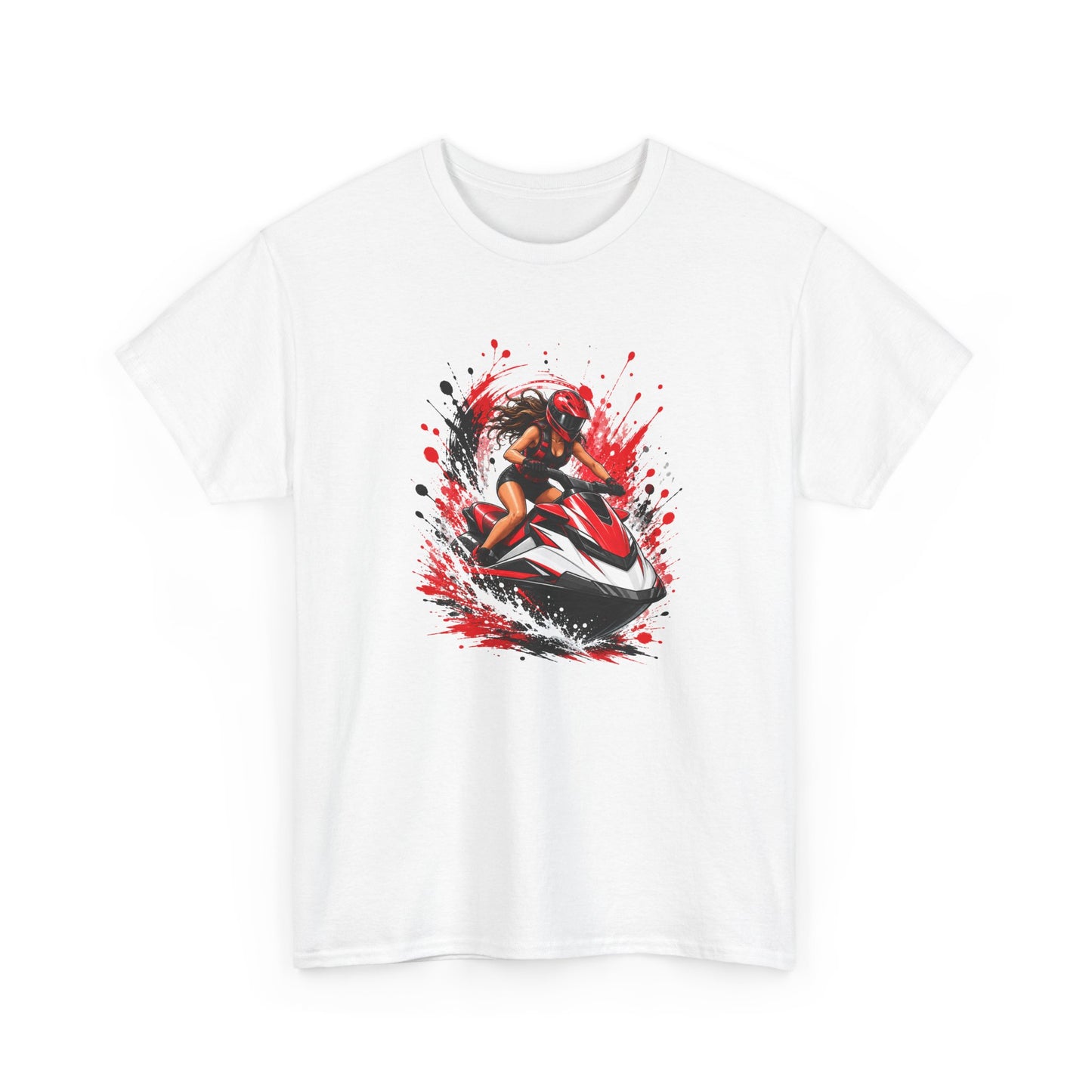 Tee Shirt Jet Ski Femme – Motarde des Mers – T-Shirt Sport Nautique Cadeau Femme