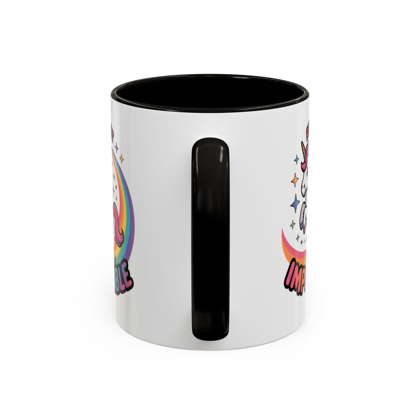 Tasse Licorne Motivation “Rien n’est impossible” – Mug Inspirant Arc-en-ciel Fantaisie – Cadeau Positif