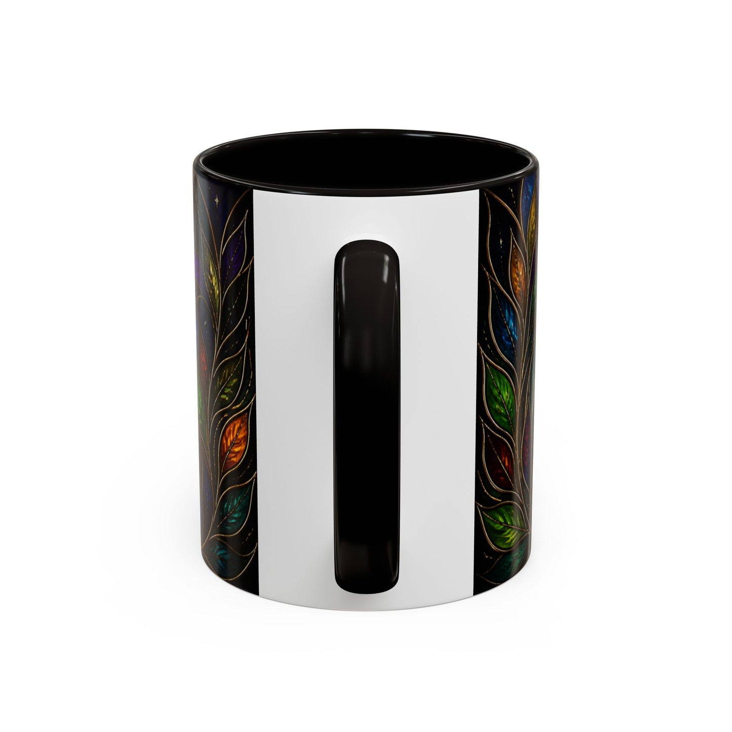 Tasse Cheval Style Vitrail – Mug Artistique Multicolore avec Lune et Cheval Élégant – Céramique 325ml