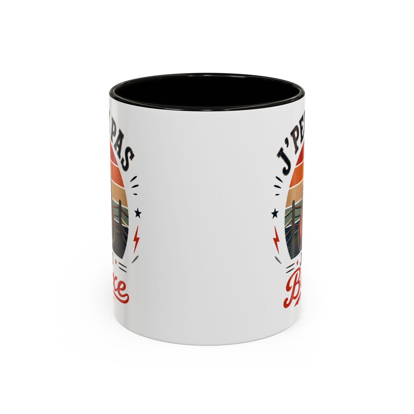 Tasse J’Peux Pas J’Ai Boxe – Mug Boxe Vintage Humoristique – Cadeau Boxeur Homme Femme 325ml