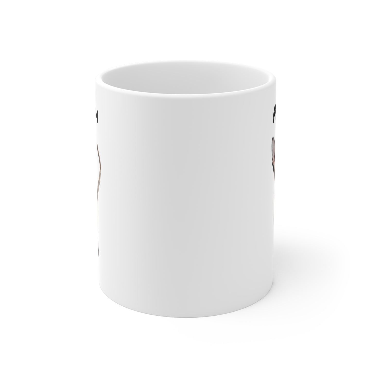 Tasse Personnalisable Chat Siamois Aquarelle – Mug Céramique 325 ml – Cadeau Prénom Élégant