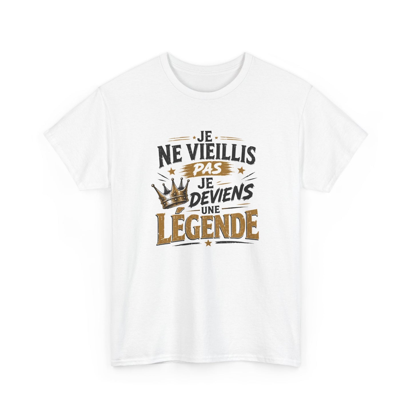 Tee Shirt Homme Légende Humour Couronne Confiance Roi Idée Cadeau Anniversaire Homme Original