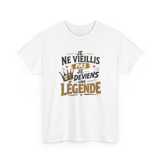Tee Shirt Homme Légende Humour Couronne Confiance Roi Idée Cadeau Anniversaire Homme Original