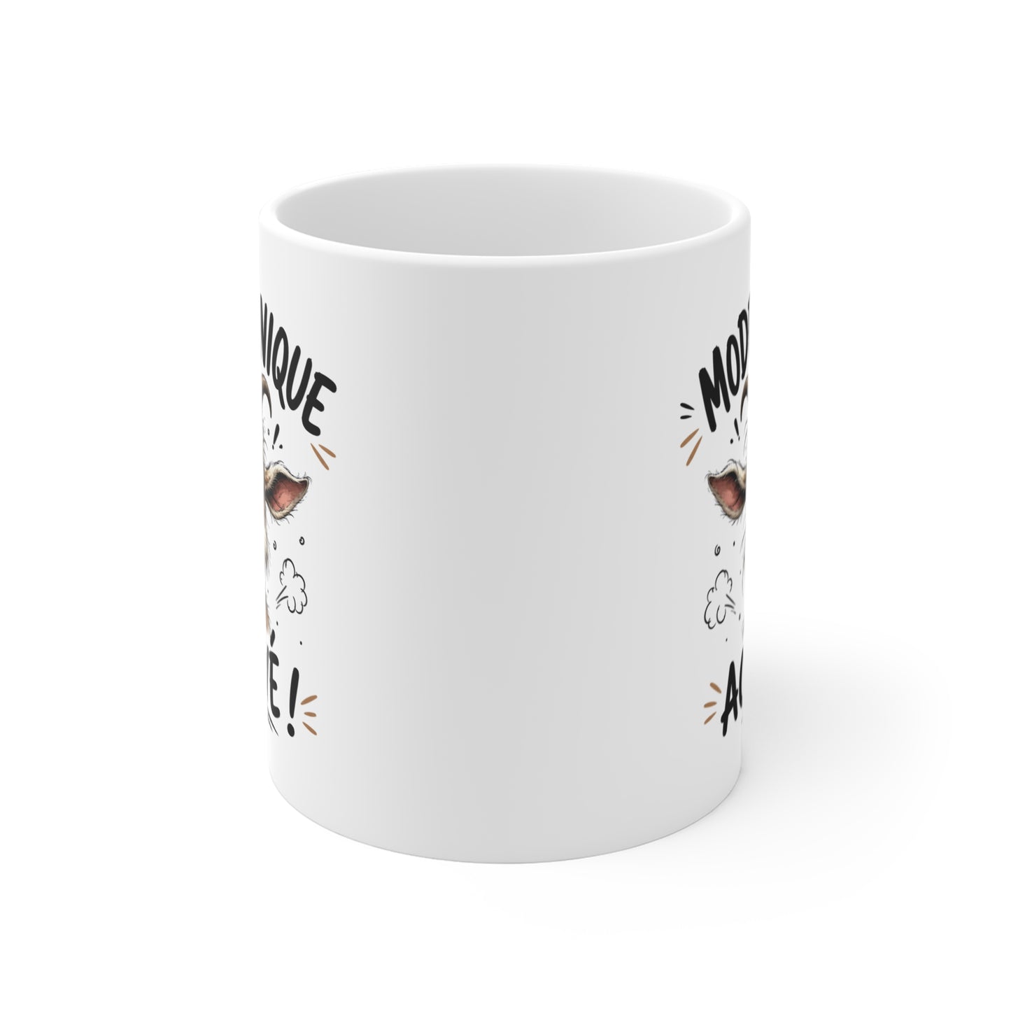 Tasse Mode Panique Activé – Mug Chèvre Humour Drôle – Cadeau Original Animal Fun 325ml