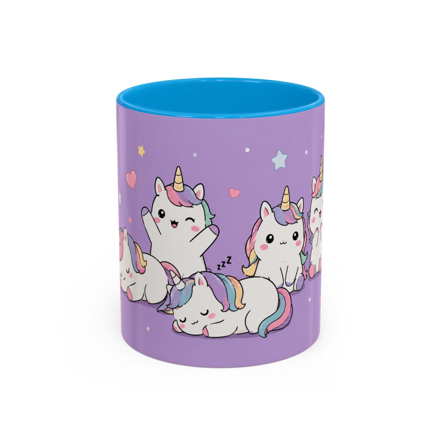 Tasse Licornes Kawaii – Mug Cute avec Petites Licornes Pastel – Cadeau Mignon Enfant Fille 325ml
