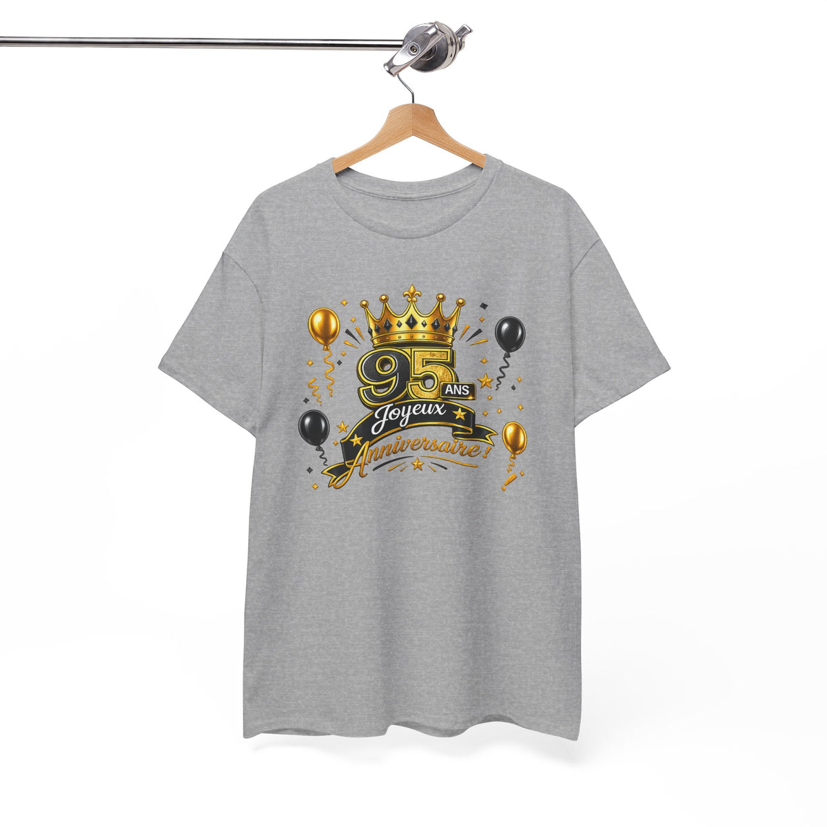 Tee Shirt Anniversaire 95 Ans Homme et Femme – Joyeux Anniversaire – Cadeau 95 Ans