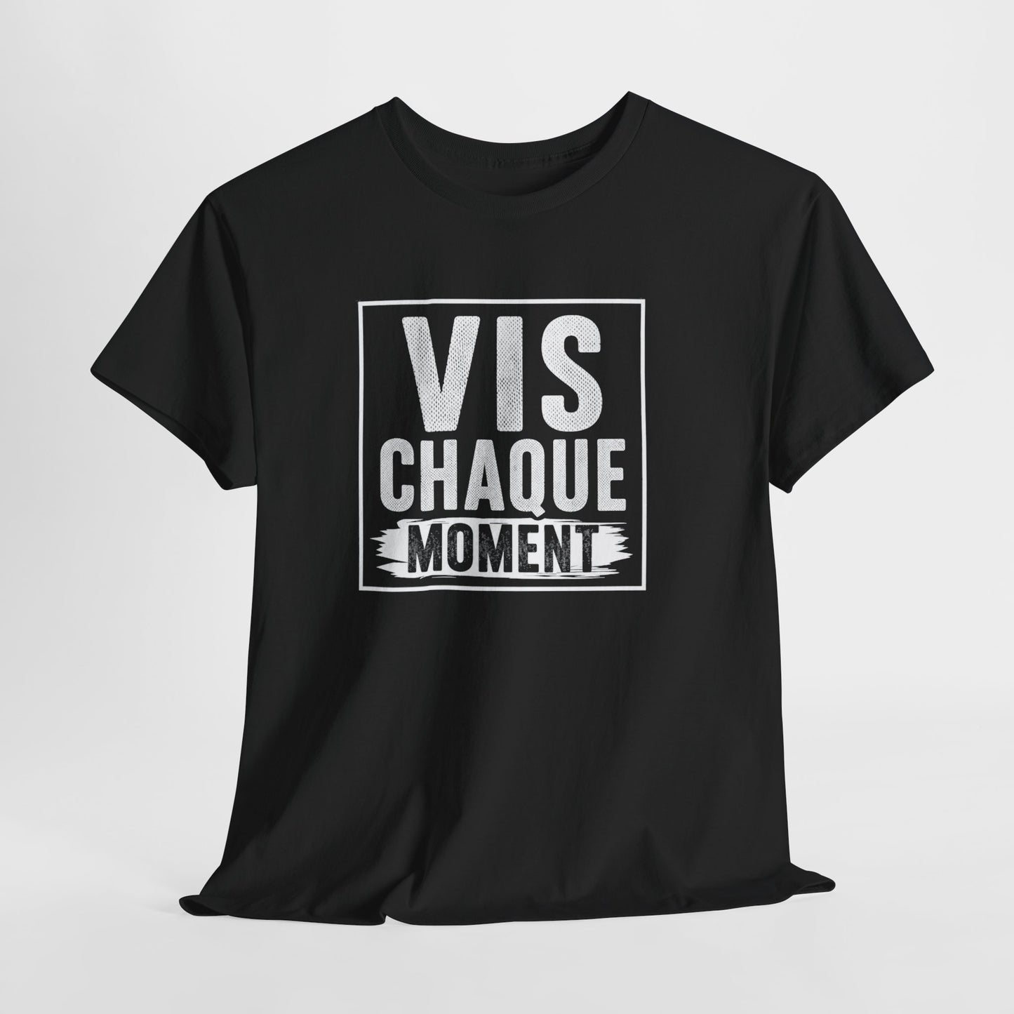 T-Shirt Homme et Femme Motivation Positive – Message Inspirant Vie et Bonheur – Cadeau Original