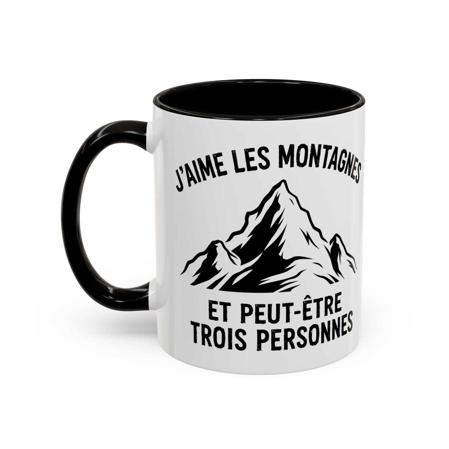 Tasse Montagne Homme et Femme – Mug Humour Randonnée Nature Alpinisme – Cadeau Original Randonneur Campeur Amoureux des Sommets – 325 ml