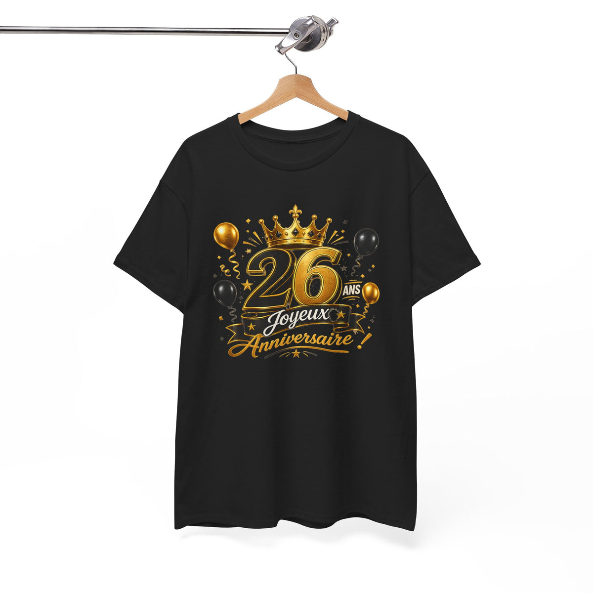 Tee Shirt Anniversaire 26 Ans Homme et Femme Joyeux Anniversaire Cadeau 26 Ans Idée Cadeau Adulte