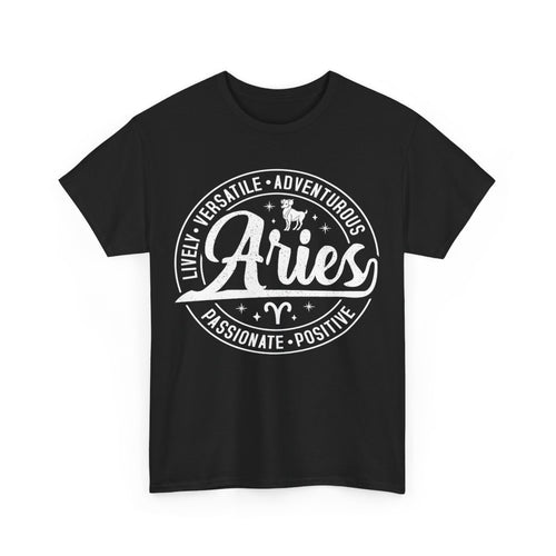 Tee shirt Unisex Signe du Zodiaque Aries bélier pour homme ou femme