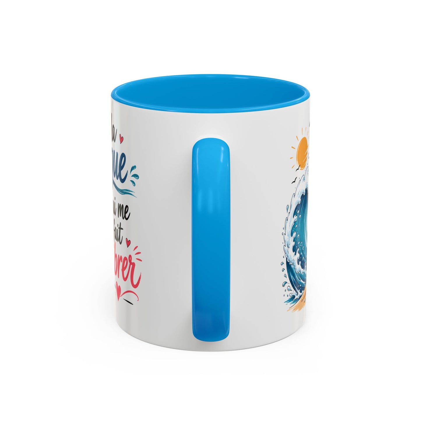 Tasse Tu Es La Vague Qui Me Fait Vibrer – Mug Surf Romantique – Cadeau Amour Couple Surfeur 325ml