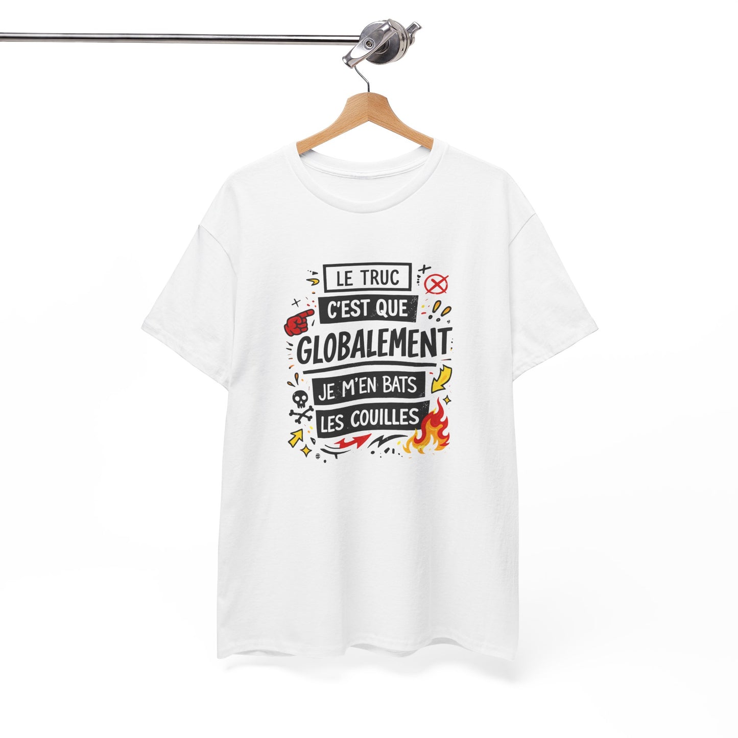 T-Shirt Humoristique Homme Femme – Tee Shirt Drôle Sarcastique – Cadeau Humour Adulte Noir Blanc Gris
