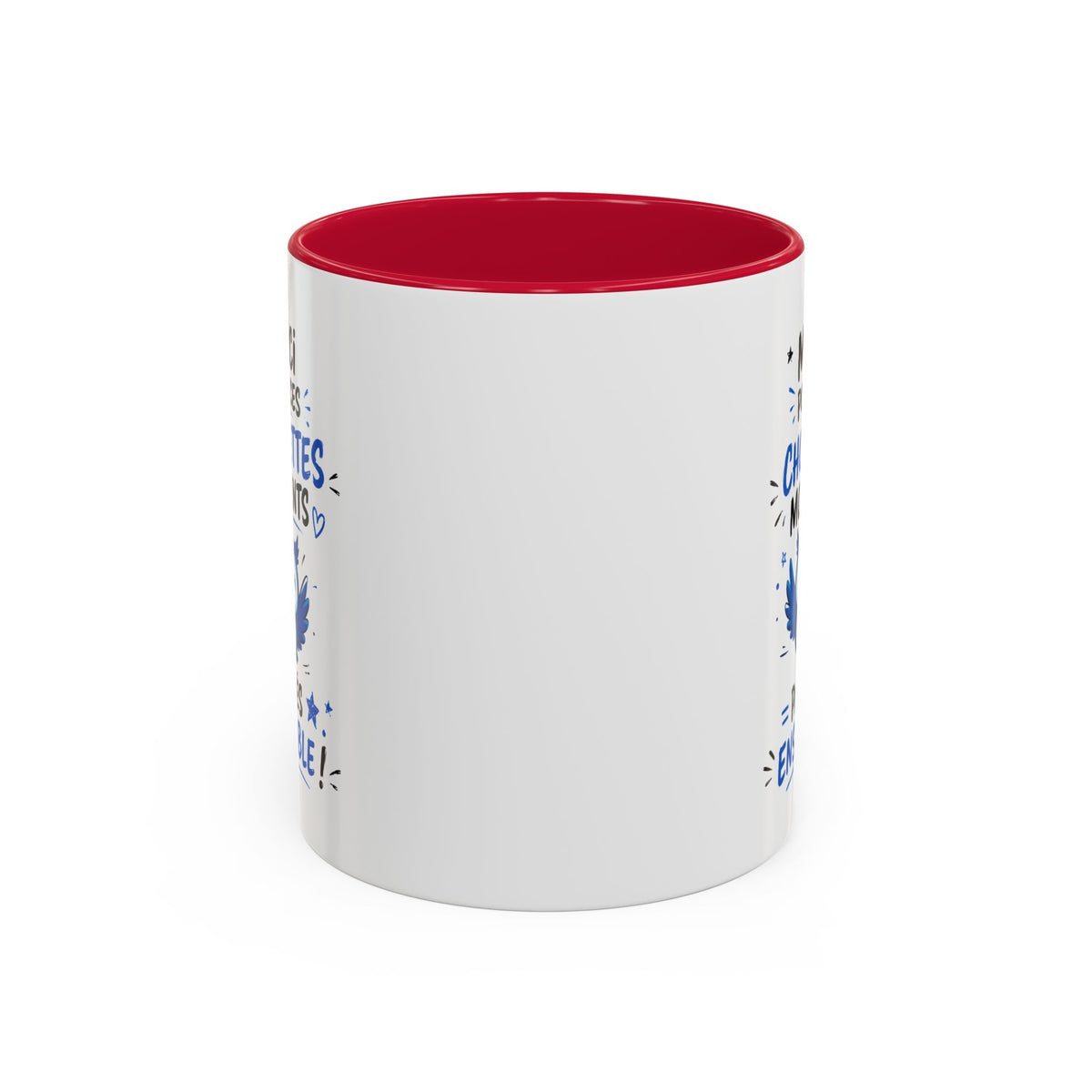 Mug Merci pour Ces Chouettes Moments – Tasse Remerciement avec Chouette – Cadeau Original Souvenir Noir Bleu Rouge