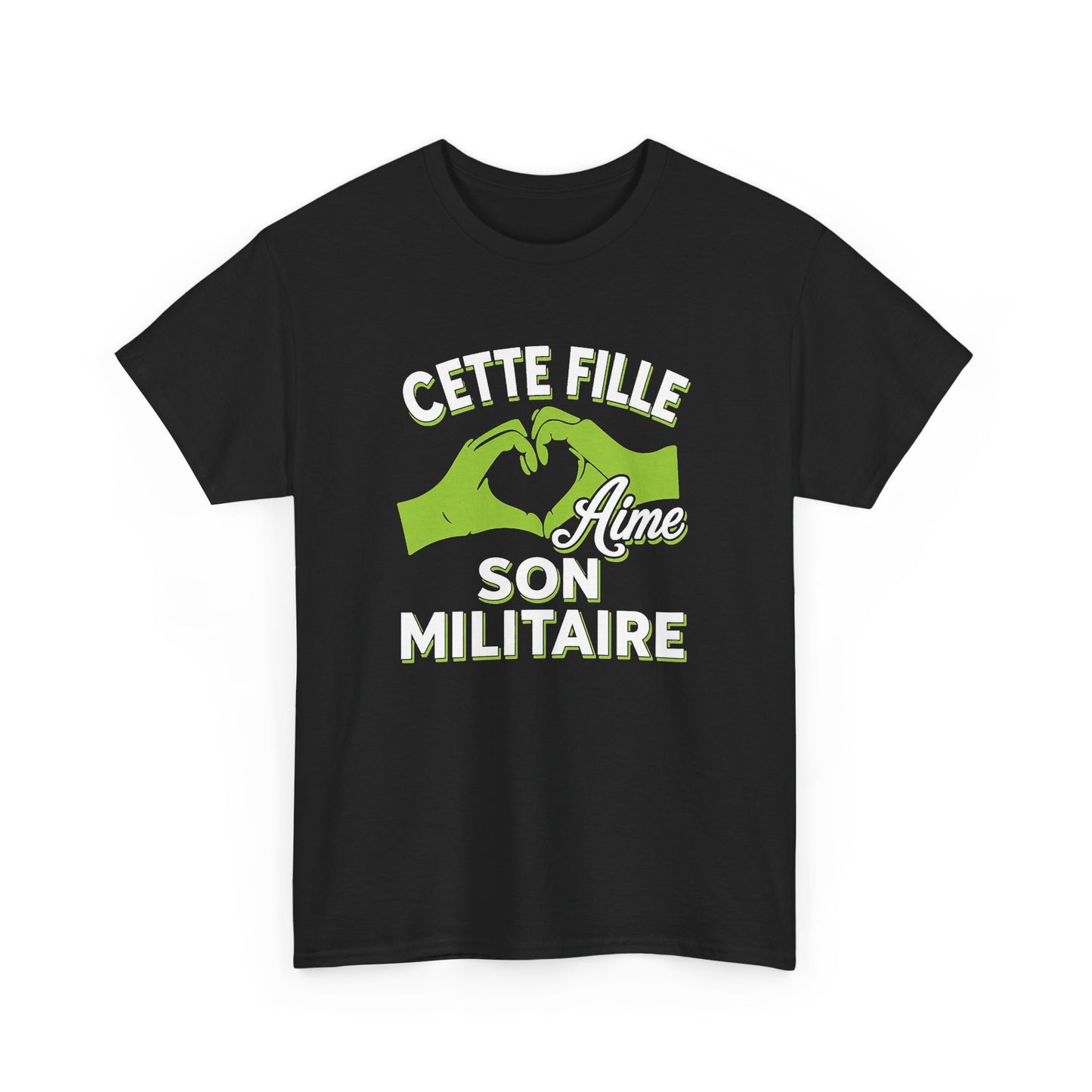 Tee Shirt Femme Militaire Couple Amour Humour Idée Cadeau Soldat Armée Conjoint