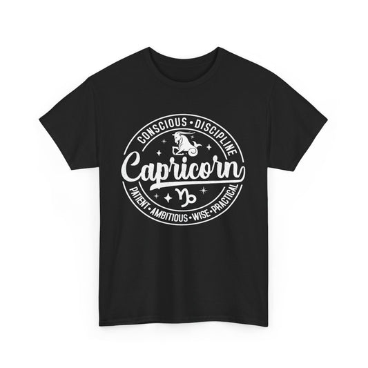 Tee shirt Unisex Signe du Zodiaque Capricorn pour homme ou femme