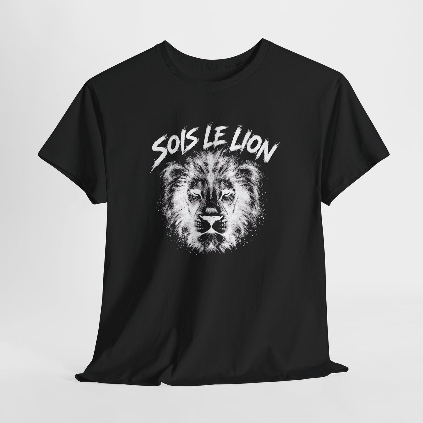T-Shirt Lion Homme et Femme – Animal Sauvage Force Courage Motivation – Cadeau Amoureux des Lions