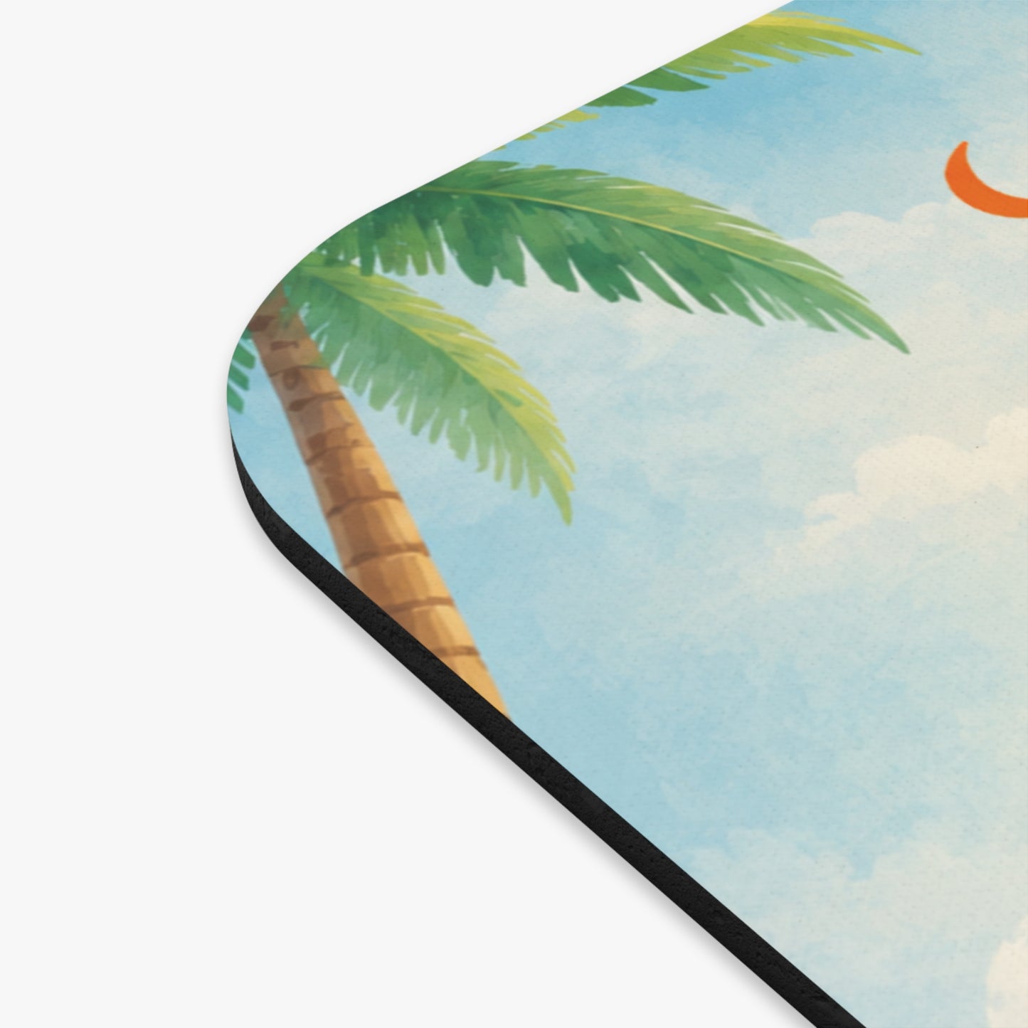 Tapis de Souris 22x18cm La Retraite Plage Paradisiaque Cadeau Retraité Homme Femme Départ en Retraite Bureau Gaming Accessoire Original Vacances
