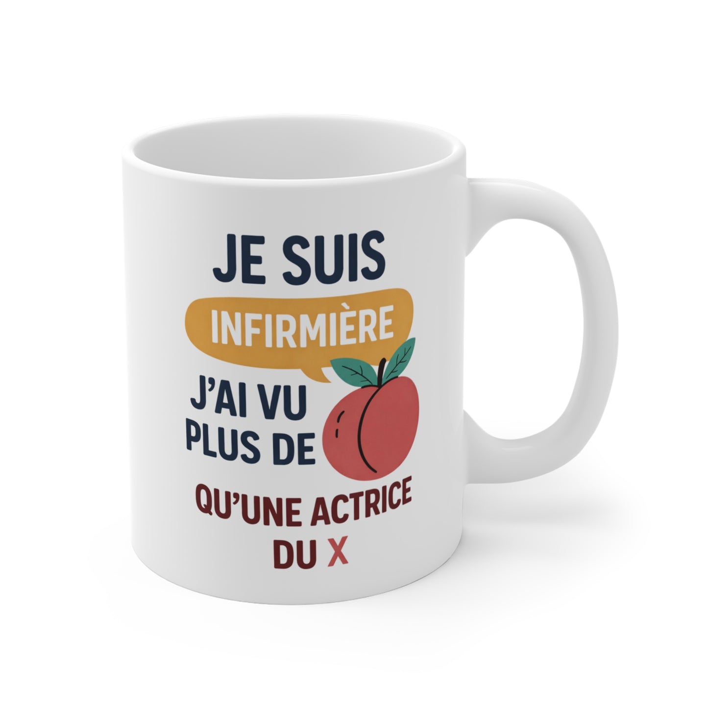 Tasse Infirmière Humour – Mug Métier Soignante Drôle – Cadeau Original Hôpital Clinique 325ml