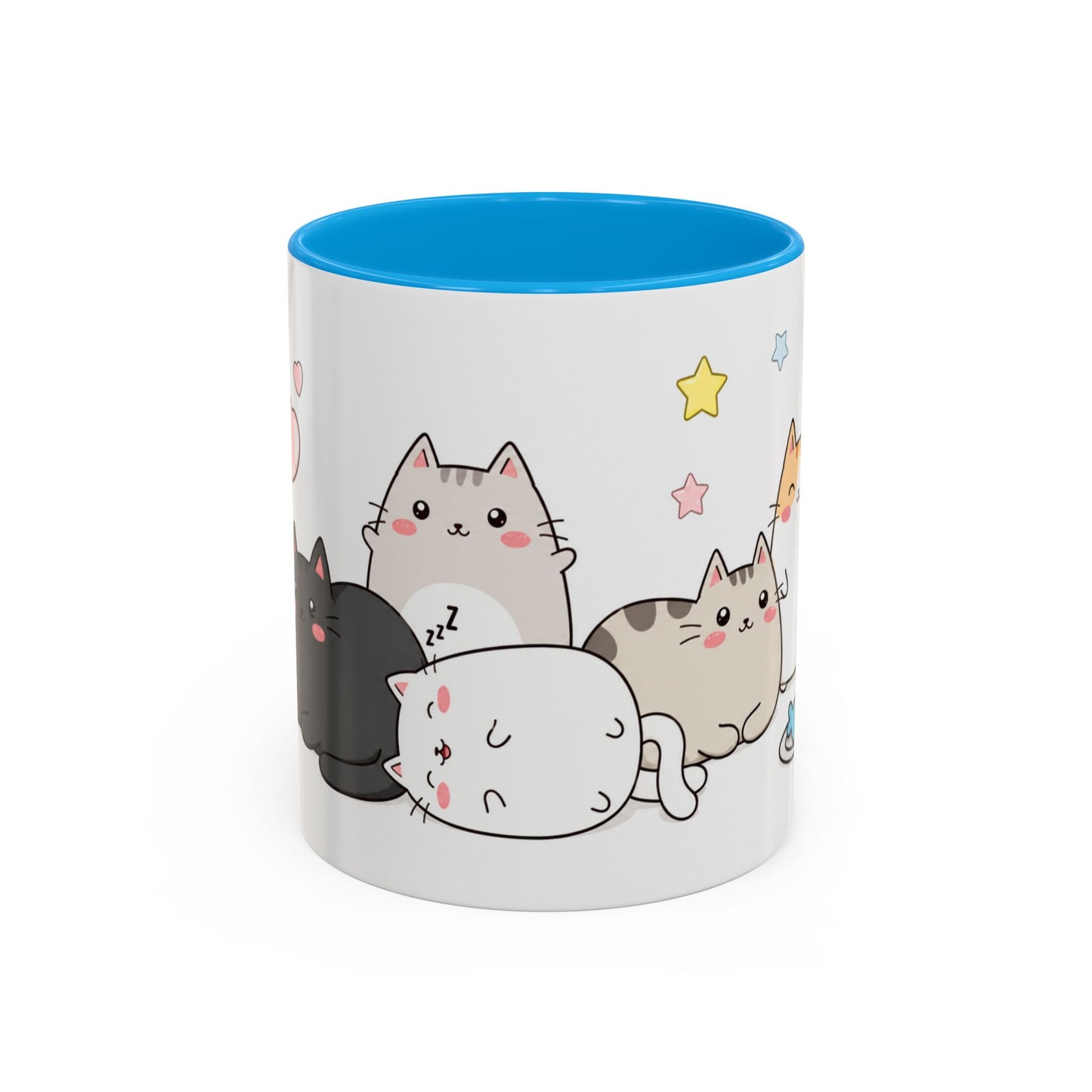 Tasse Chats Kawaii Mignons – Mug Cute avec Chats Cartoon et Style Japonais Pastel 325ml